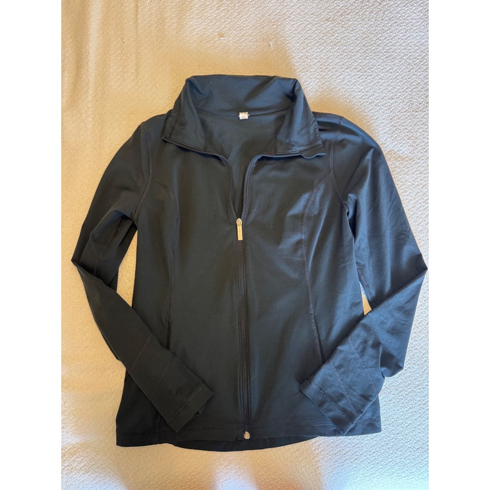 Under Armour AllSeasonGear Women Large Black Full Zip Fitted Track Jacket